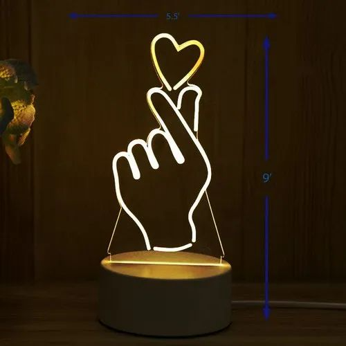 3d Art Acrylic Lamp