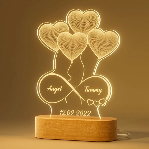 Customized 3d Art Acrylic Lamp