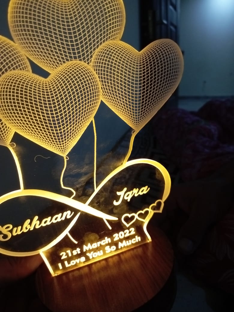 Customized 3d Art Acrylic Lamp