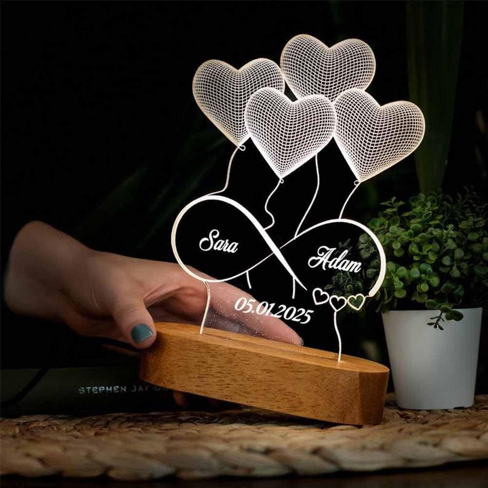 Customized 3d Art Acrylic Lamp