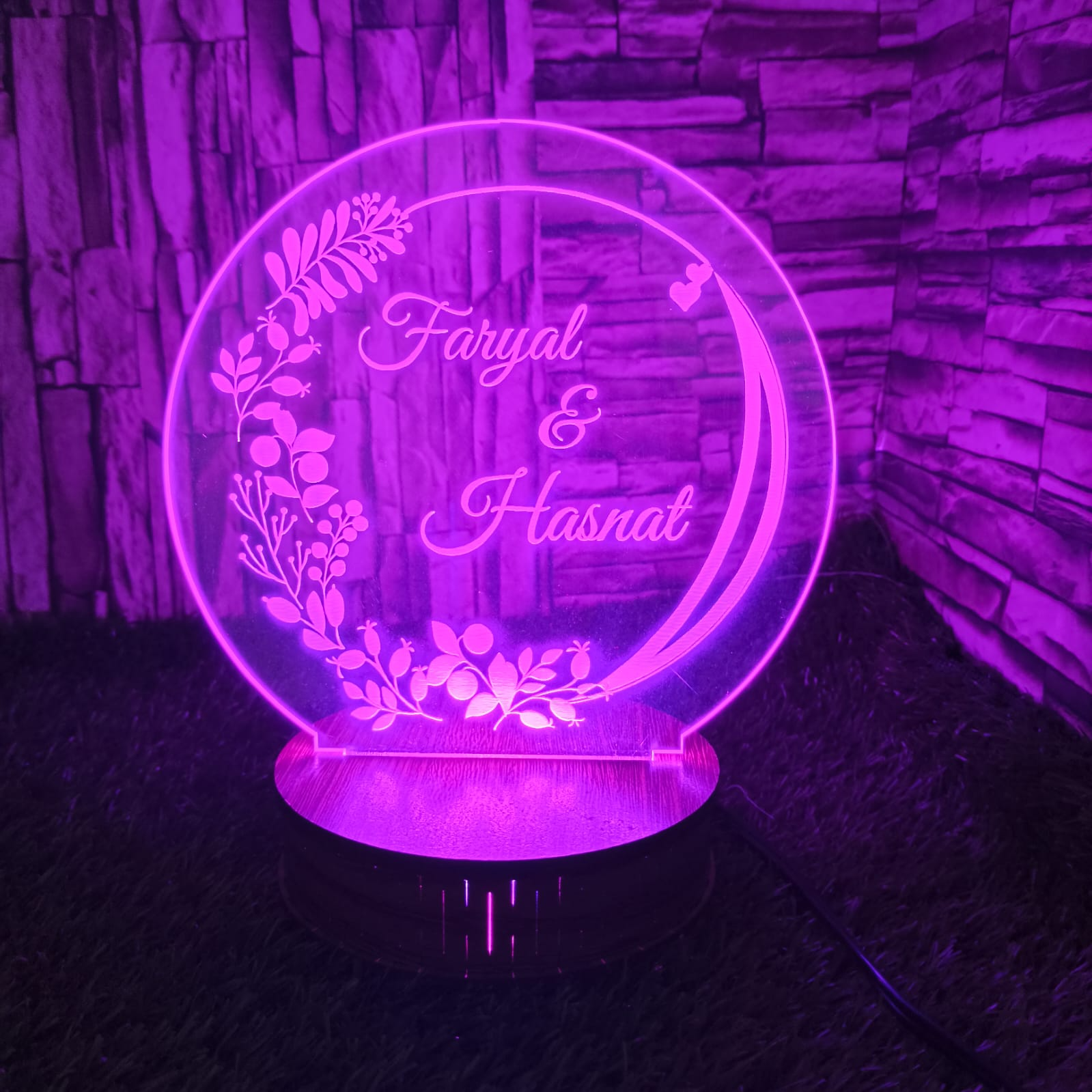 Customized 3d Art Acrylic Lamp