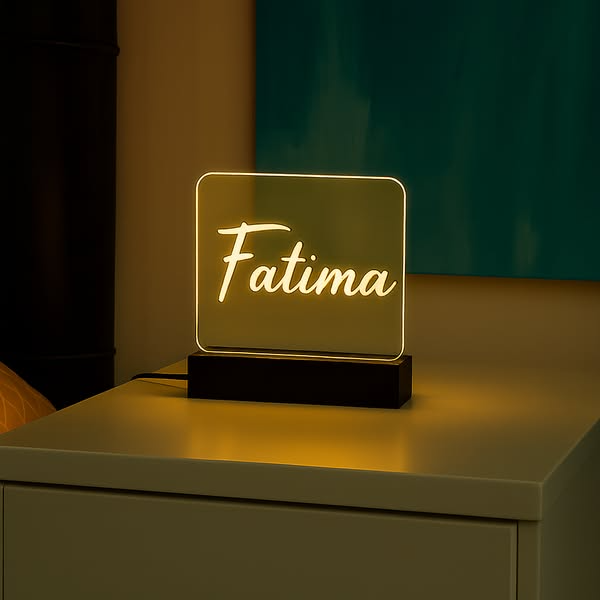 Customized 3d Art Acrylic Lamp