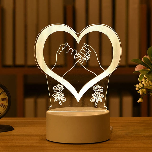 Customized 3d Art Acrylic Lamp