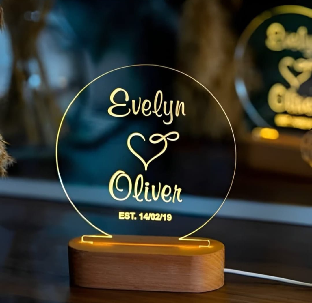 Customized 3d Art Acrylic Lamp
