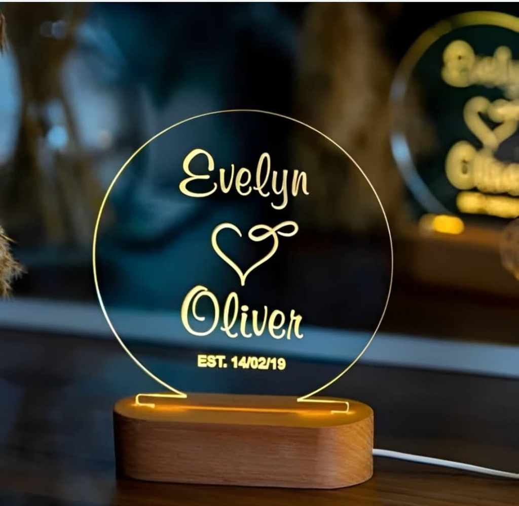 Customized 3d Art Acrylic Lamp