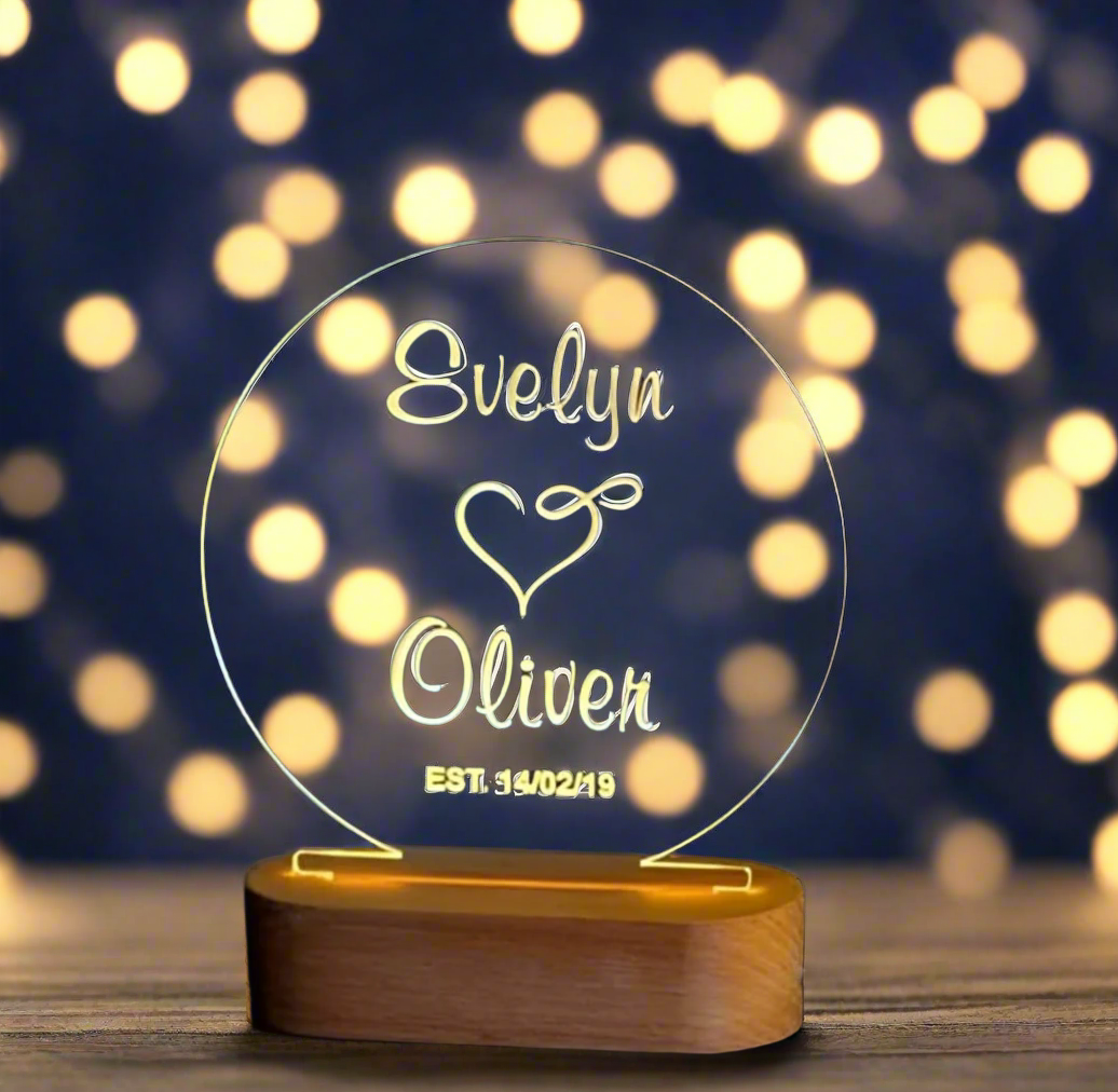 Customized 3d Art Acrylic Lamp