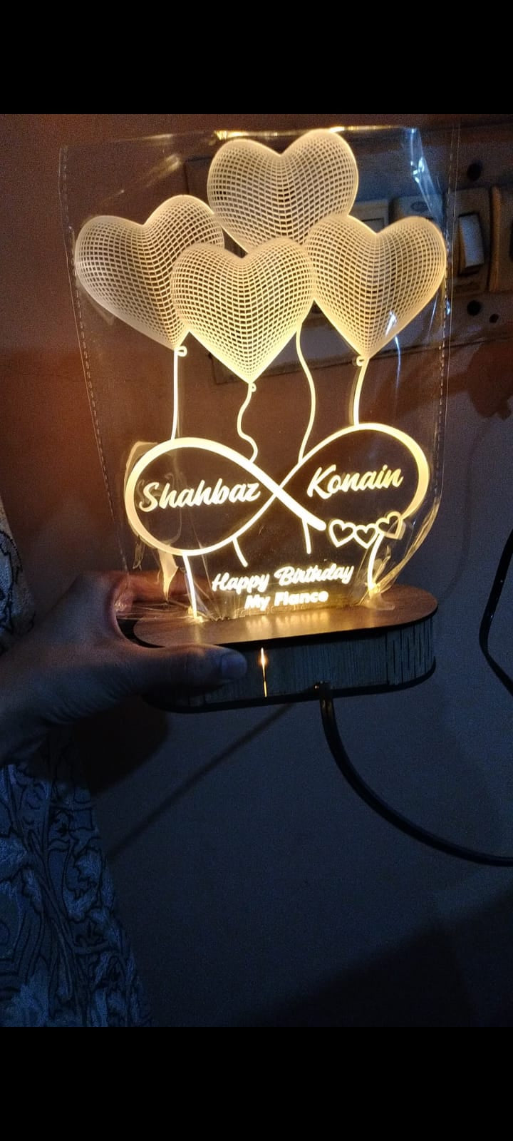 Customized 3d Art Acrylic Lamp