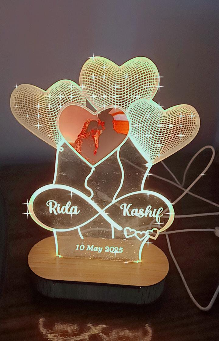 Customized 3d Art Acrylic Lamp (with Picture)