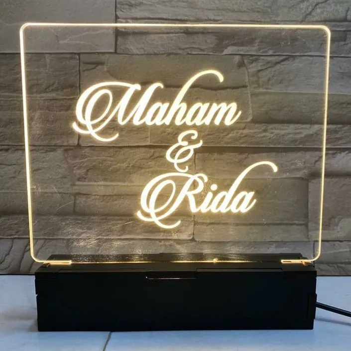 Customized 3d Art Acrylic Lamp