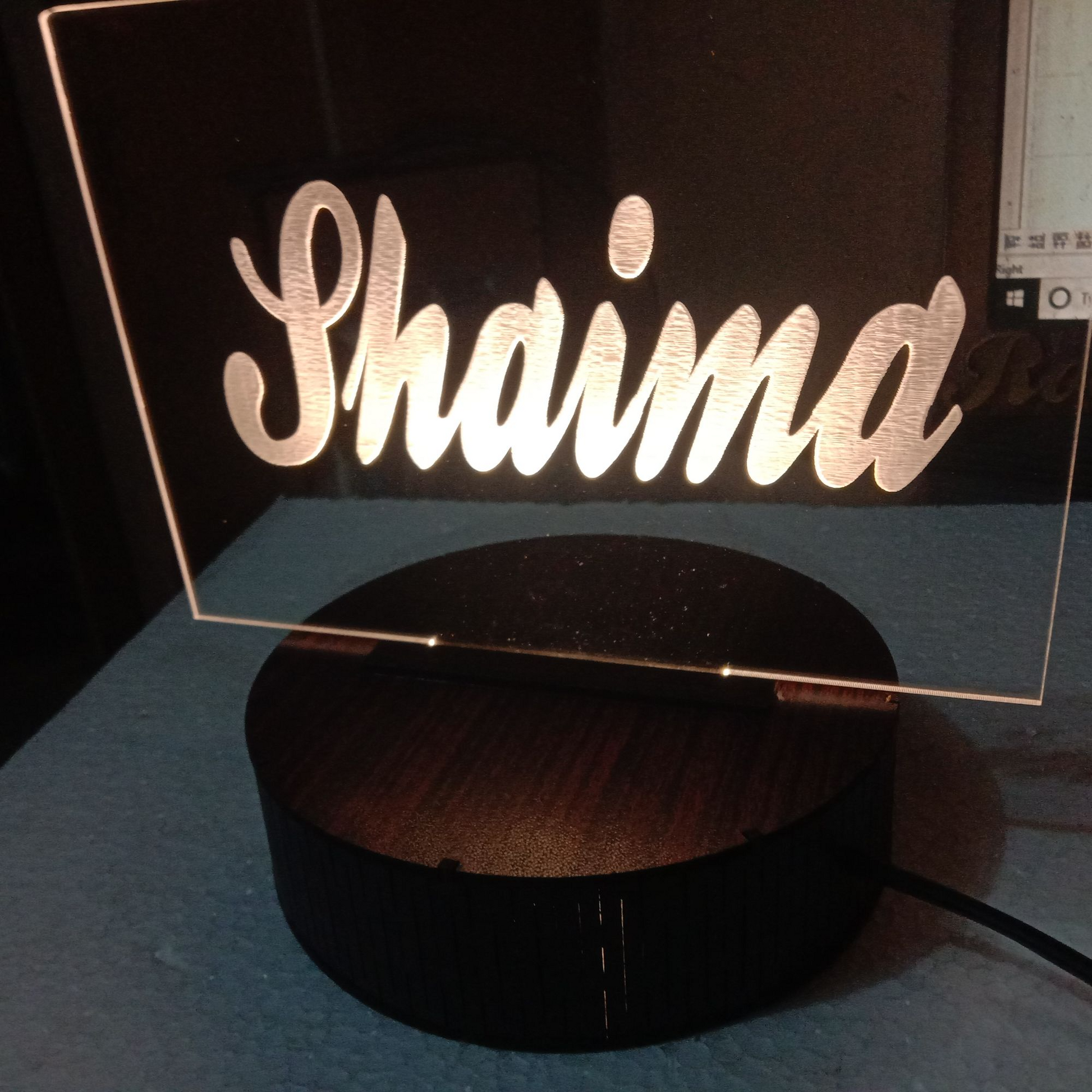 Customized 3d Art Acrylic Lamp