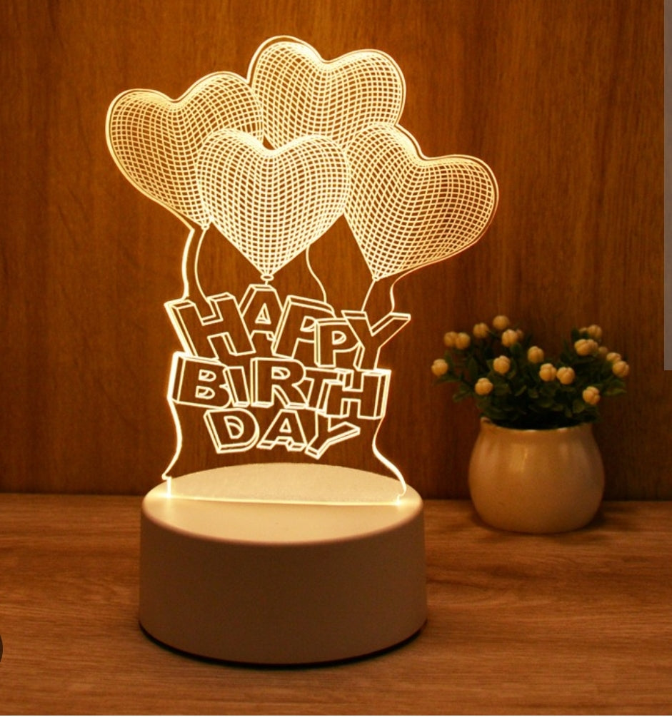 Customized 3d Art Acrylic Lamp