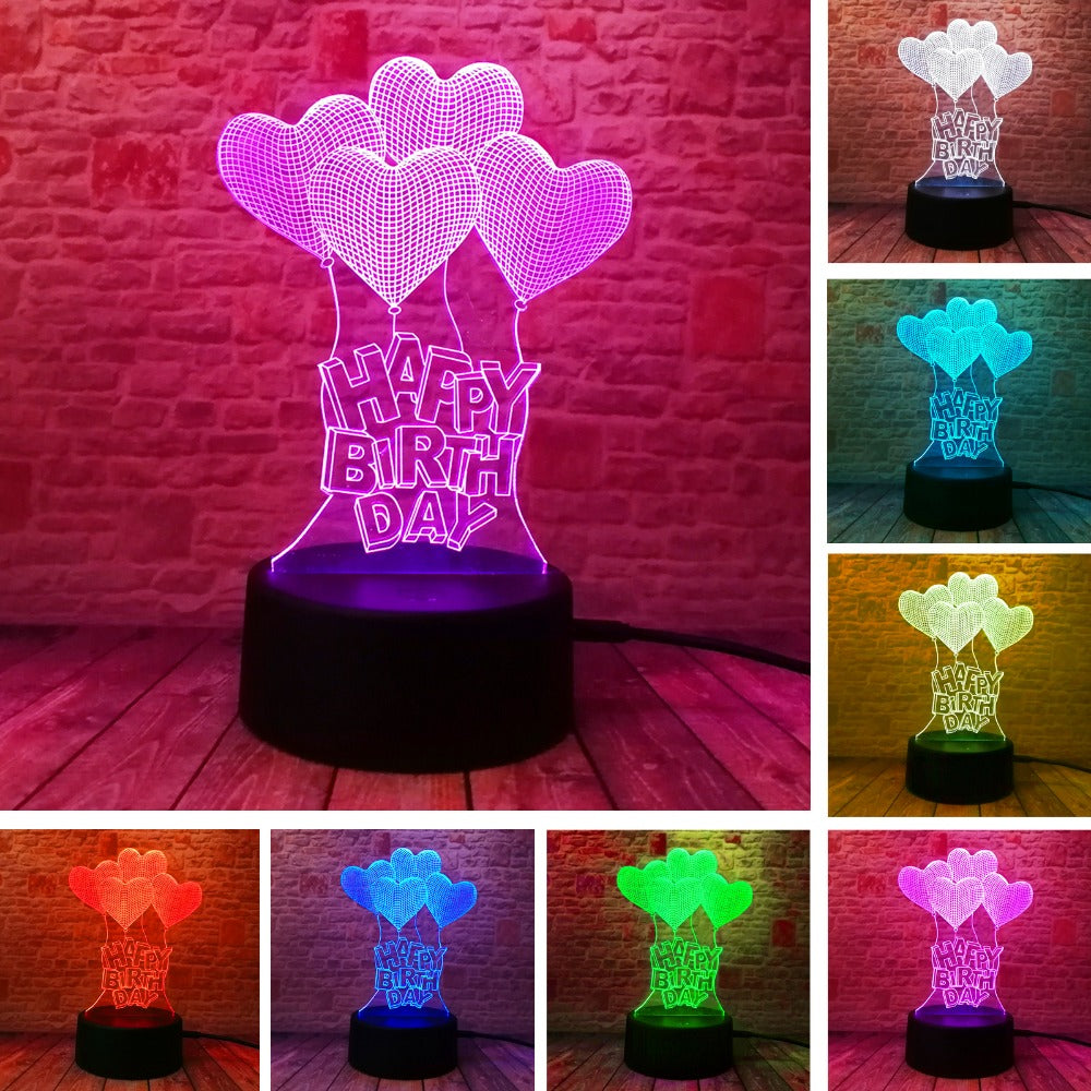 Customized 3d Art Acrylic Lamp
