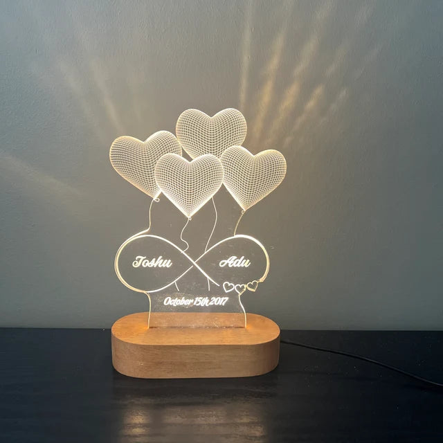 Customized 3d Art Acrylic Lamp